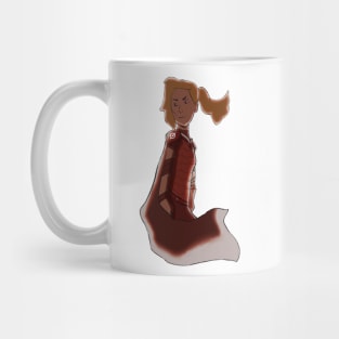 Sasha waybright from amphibia with dramatic red lighting Mug